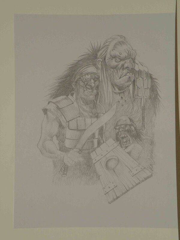 Barbarians par Ken Broeders - Illustration originale