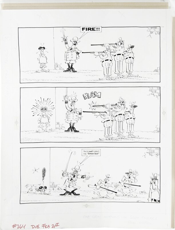 Don Martin, One Grim Day in South America - Planche originale