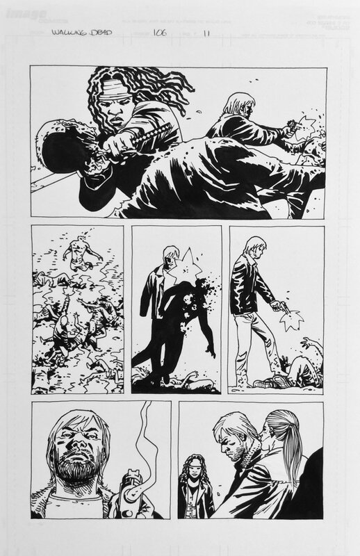 Walking Dead Issue 106 page 11 par Charlie Adlard - Comic Strip