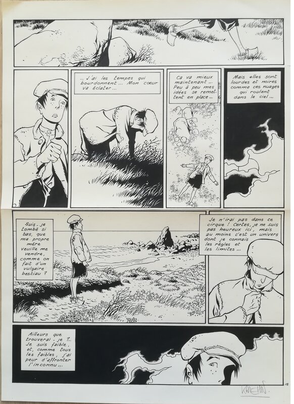 Bout d'homme par Jean-Charles Kraehn - Planche originale