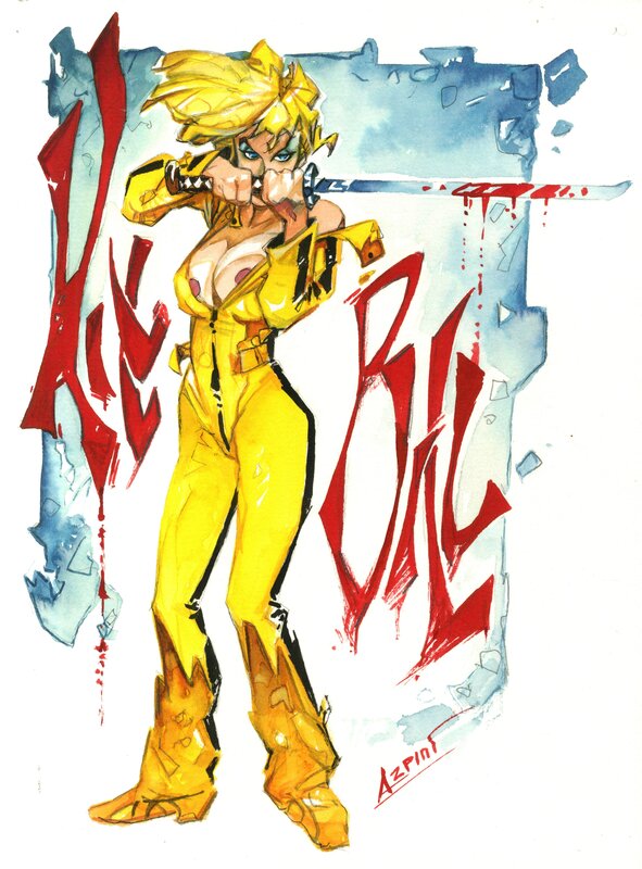 Azpiri, Kill Bill (The Bride) - Dédicace