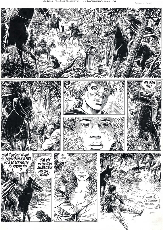 Jean-Claude Servais, Dagboek van een bos - La mémoire des arbres - Comic Strip
