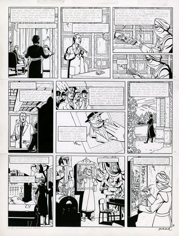 André Juillard, Blake et Mortimer : Les sarcophages du 6 ème continent - Comic Strip