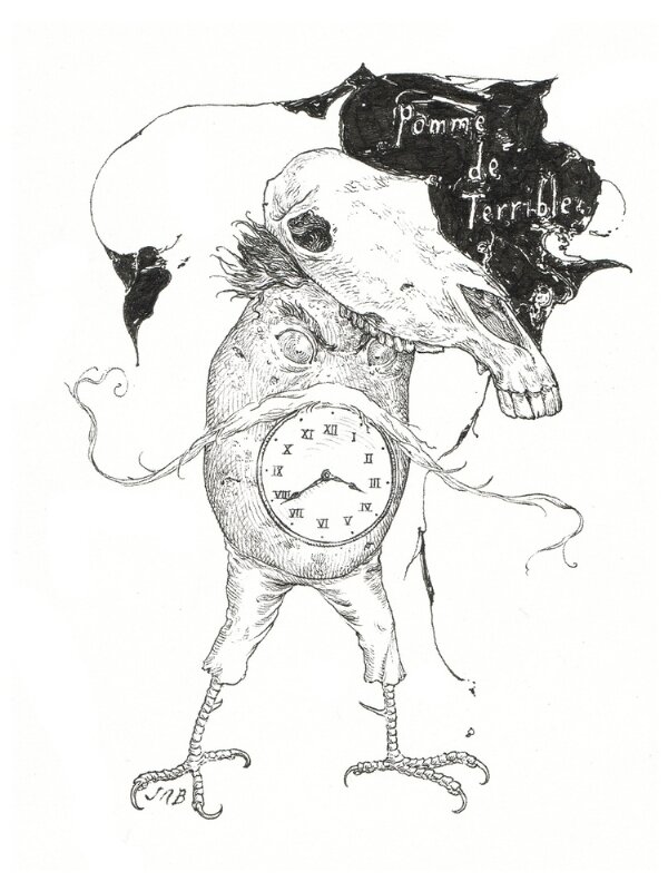 Jeremy Bastian - Pomme de Terrible - Illustration originale