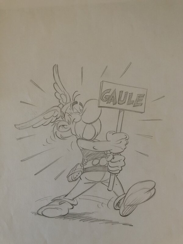 Asterix le gaulois par Frédéric Mébarki - Œuvre originale