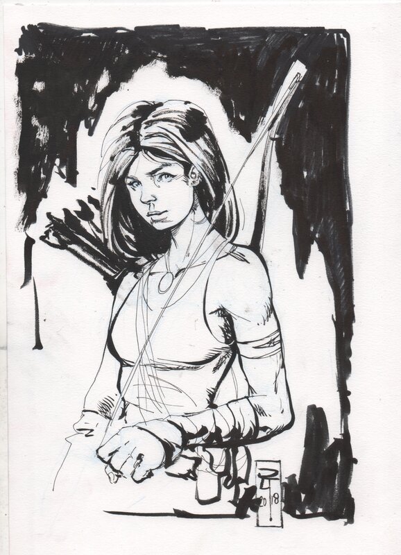 Ralf van der Hoeven, Tomb Raider / Lara Croft - Planche originale