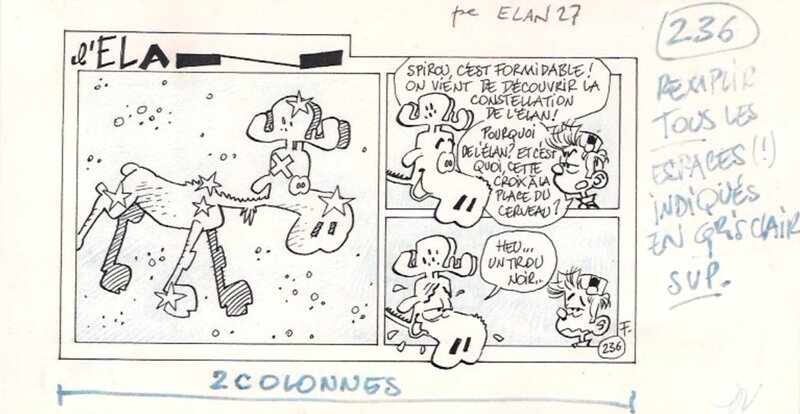 Frank - L'élan par Frank Pé - Planche originale