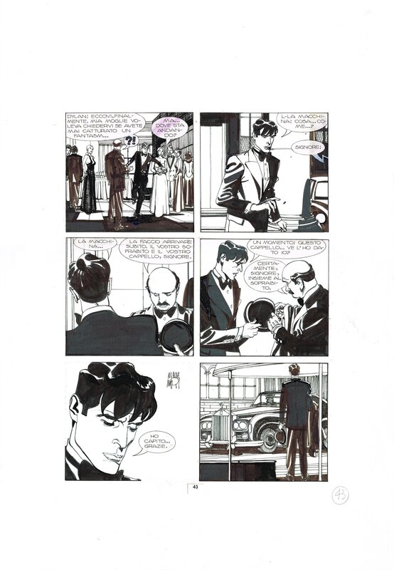 Nicola Mari, Paola Barbato, DYLAN DOG nº 169 - page 43 - Planche originale