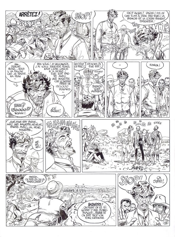 Jean Giraud, Moebius, Jean GIRAUD: BLUEBERRY T. 23 P.32 - Comic Strip