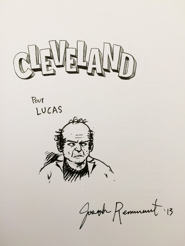 Joseph Remnant, Harvey Pekar, Dédicace de Joseph Remnant - Cleveland - Sketch