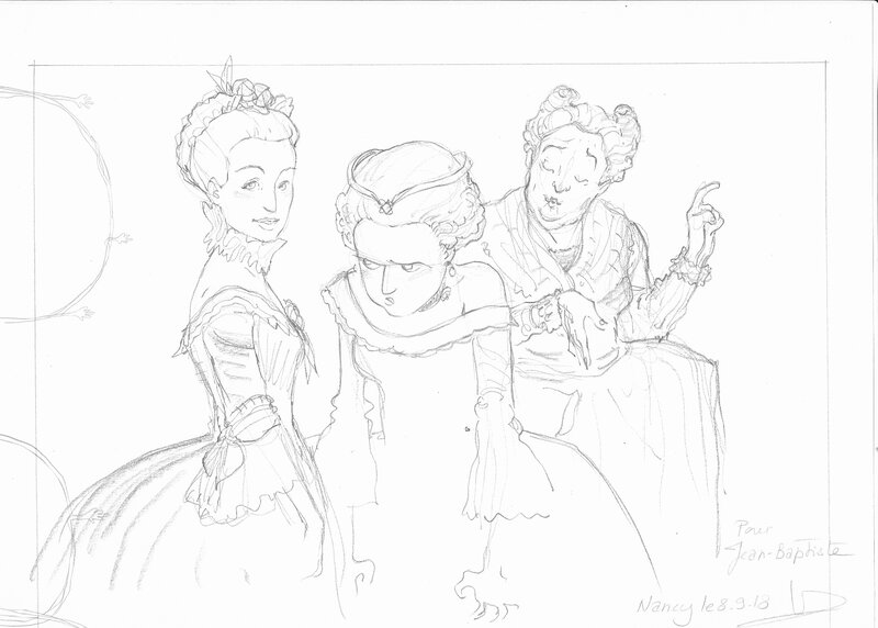 Marie-Antoinette par Isa Python - Œuvre originale