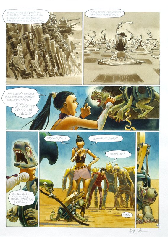 Jean-Baptiste Andréae, Wilfrid Lupano, Azimut – Tome #3 – Les anthropotames du Nihil - Comic Strip