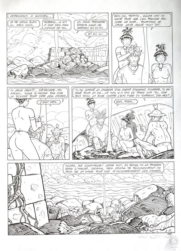René Sterne, Adler – Tome#7 – La jungle rouge - Comic Strip