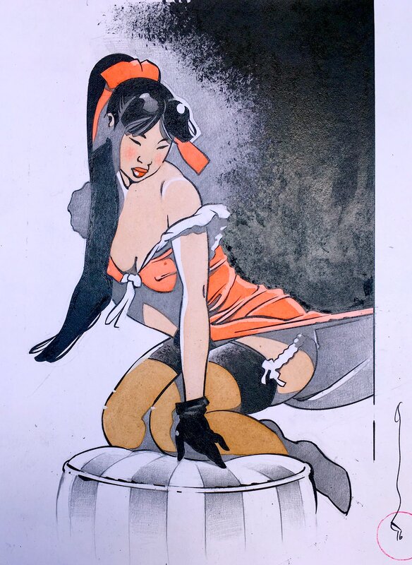 Geisha by Michetz - Original Illustration