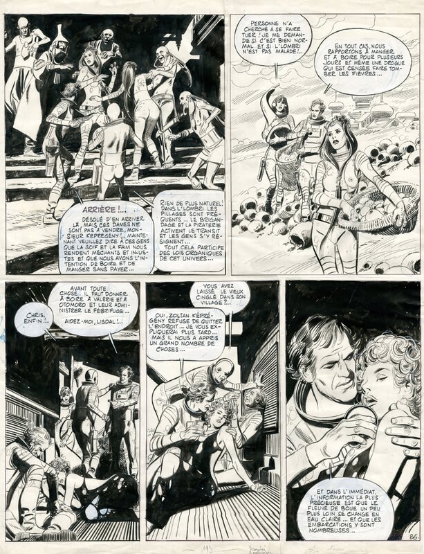 Paul Gillon, Jean-Claude Forest, Les naufragés du temps - T4 L'univers cannibale - Pl 86 - Comic Strip