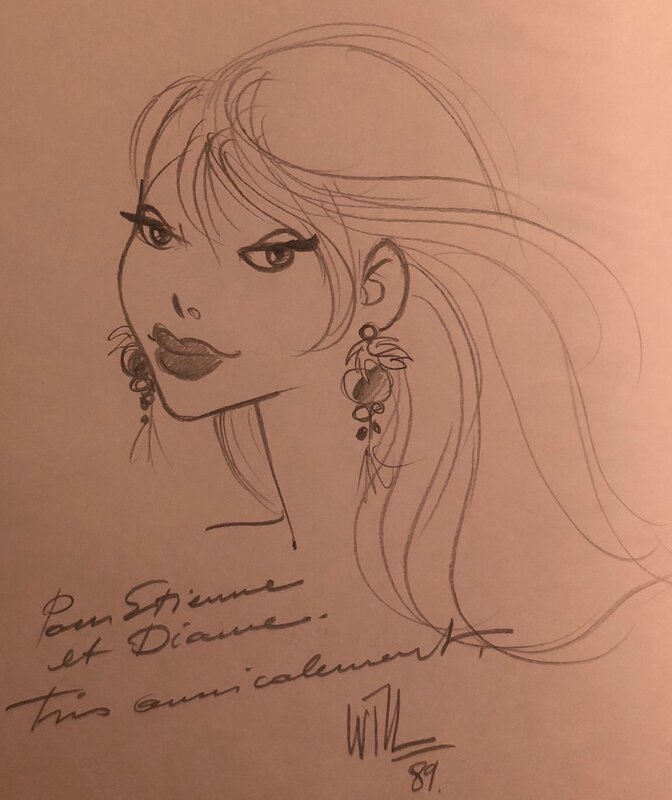 Dédicace de Will pour Le Jardin des désirs - Dédicace Dédicace de Will pour Le Jardin des désirs - Dédicace