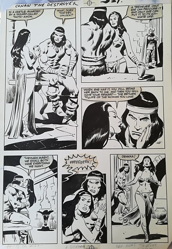 Conan The Destroyer by John Buscema - Comic Strip