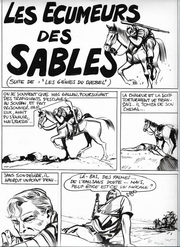 Pierre Dupuis, Mac Gallan - Les écumeurs des sables - Comic Strip