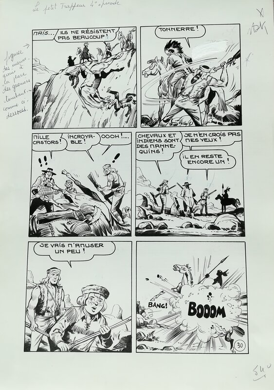 Le petit trappeur by Jean-Yves Mitton - Comic Strip