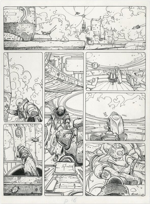 Enki Bilal, Exterminateur 17 planche 11 - Comic Strip