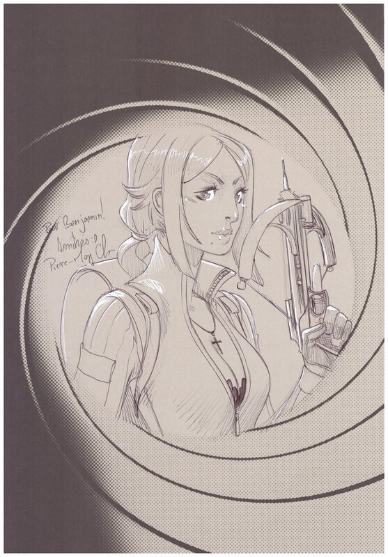 Girls N Gun by Pierre-Mony Chan - Sketch