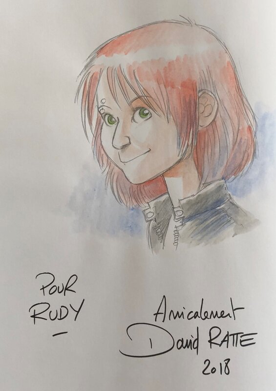 David Ratte - dédicace Mamada - Sketch
