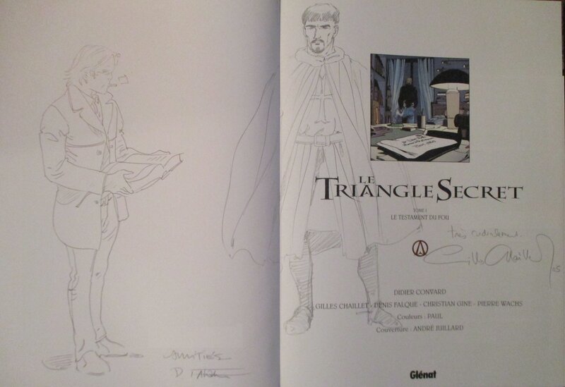 Denis Falque, Gilles Chaillet, Le triangle secret - T1 - Sketch