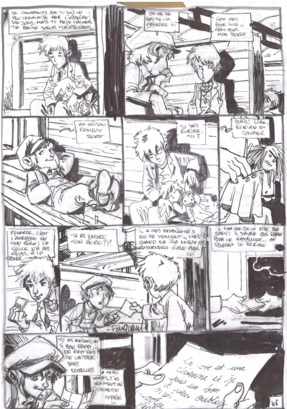 Xavier Fourquemin, Le train des orphelins, tome 1 - Comic Strip