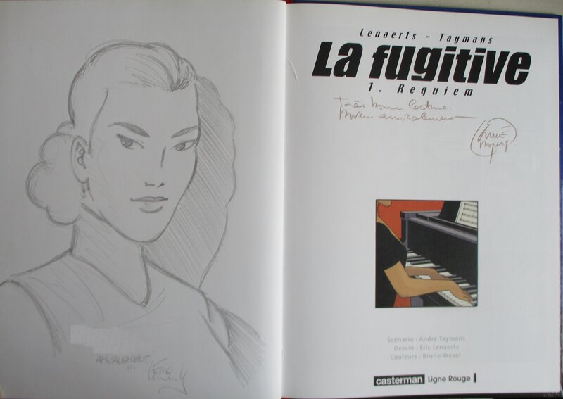 La fugitive - T1 by Eric Lenaerts, André Taymans - Sketch