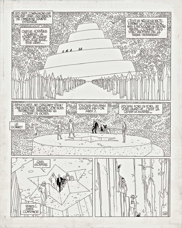 Moebius, L'incal Tome 3 Planche 43 - Planche originale