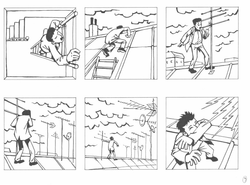 L'homme par Ulric - Planche originale