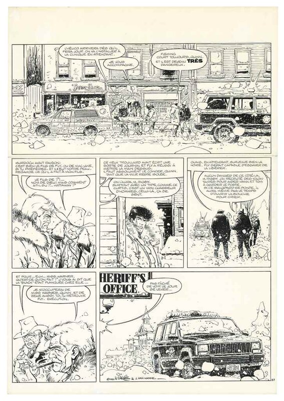 William Vance, XIII, La nuit du 3 août - Comic Strip