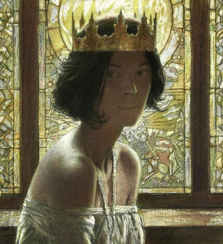 Princesse by Andréi Arinouchkine - Original Illustration