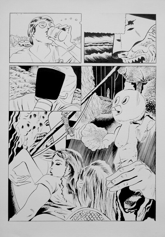 Anyone 40 par Léo Quievreux - Planche originale