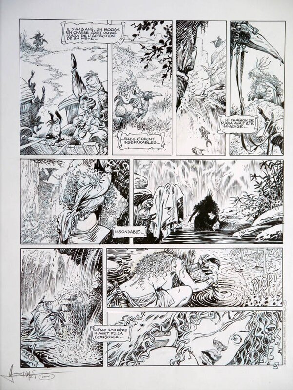 Mohamed Aouamri, Régis Loisel, Serge Le Tendre, La quête de l'oiseau du temps - T6 - Le grimoire des dieux - planche 26 - Comic Strip