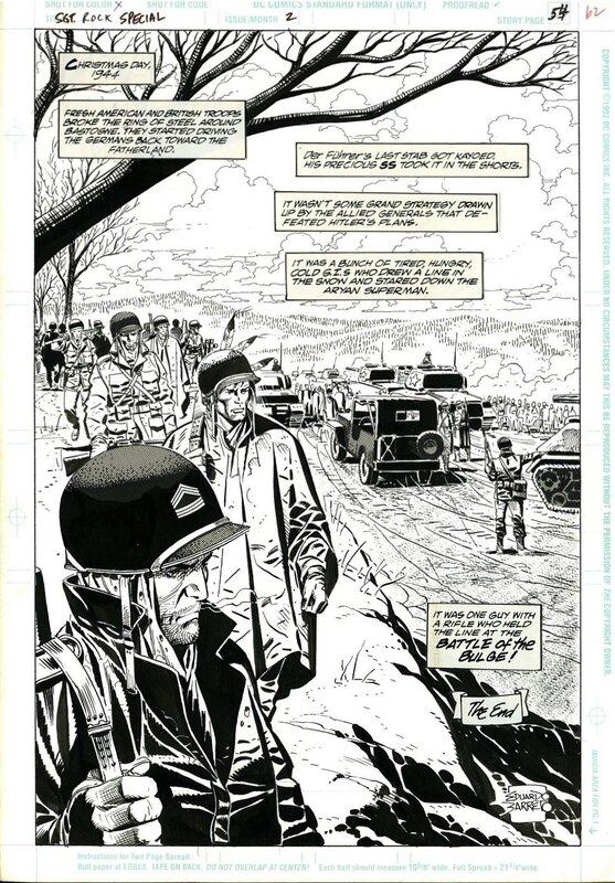 Eduardo Barreto, Chuck Dixon, 1994 - Sgt. Rock Special #2 - Comic Strip