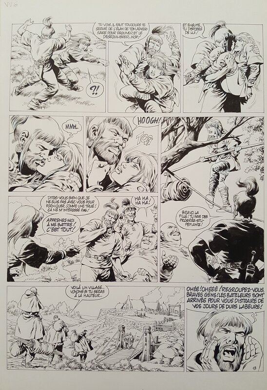 Jean-Yves Mitton, Vae Victis Tome 6 Planche 13 - Planche originale