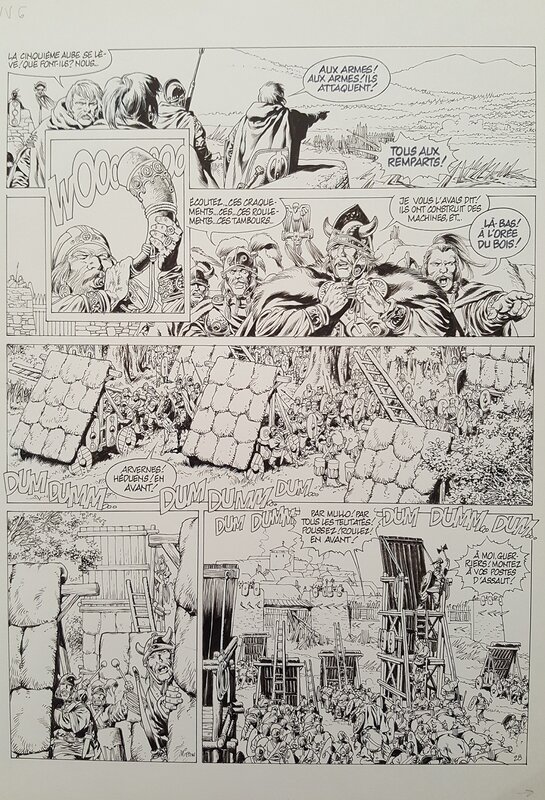 Jean-Yves Mitton, Vae Victis Tome 6 Planche 28 - Planche originale