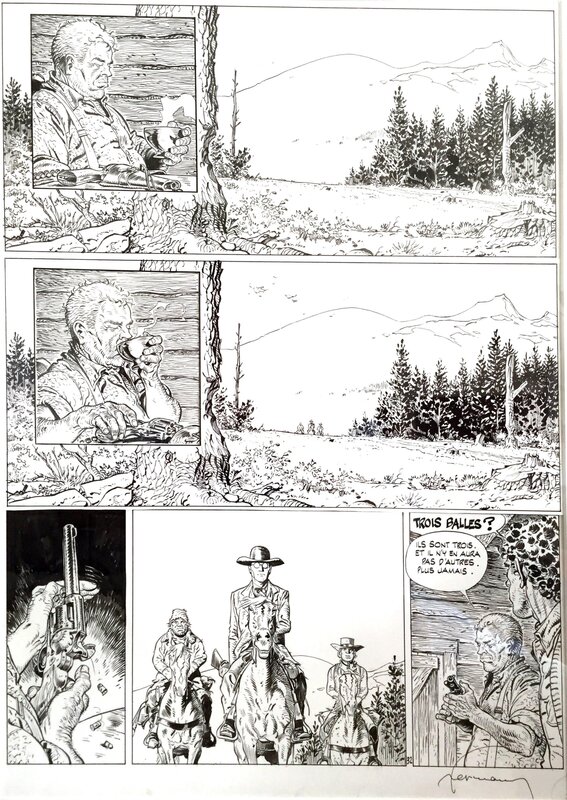 Hermann, Greg, Comanche - Le Doigt du Diable - Planche 32 - Planche originale