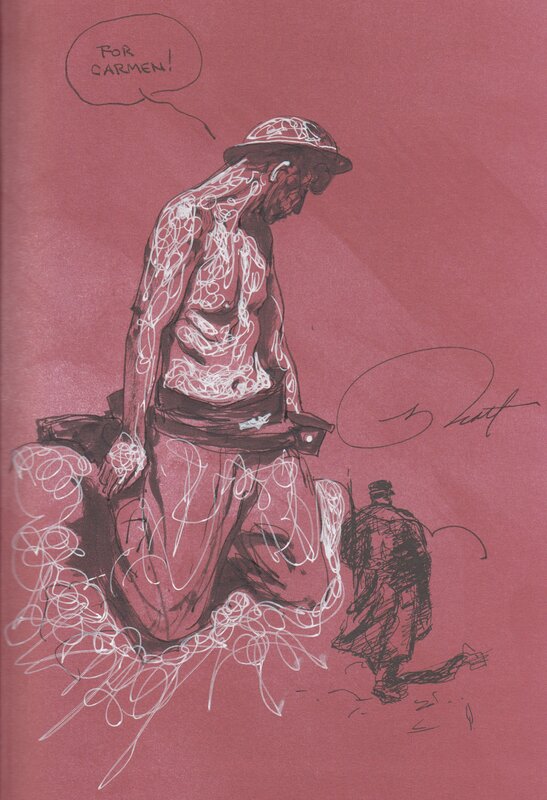 War by George Pratt - Sketch