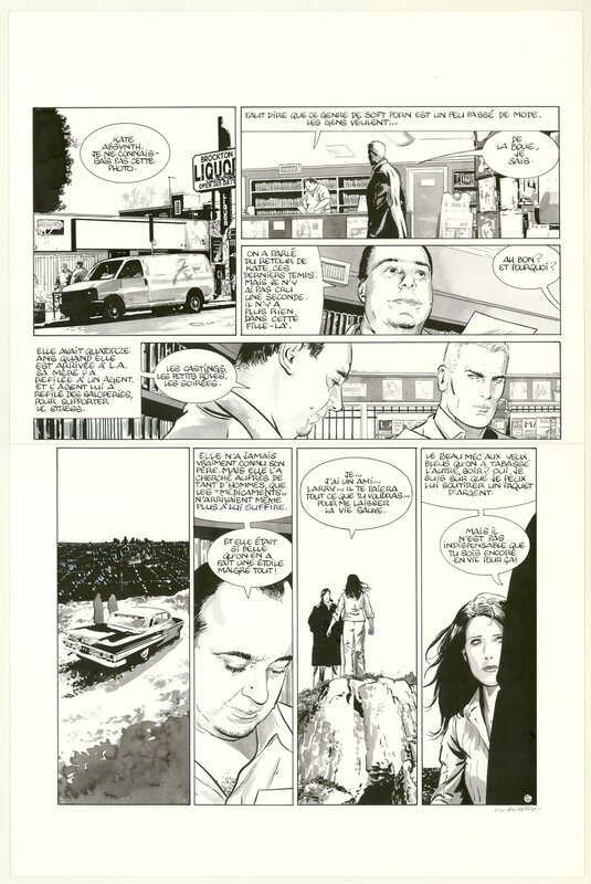 Bernard Vrancken, I.r.$. Tome 12. Planche 12 - Planche originale