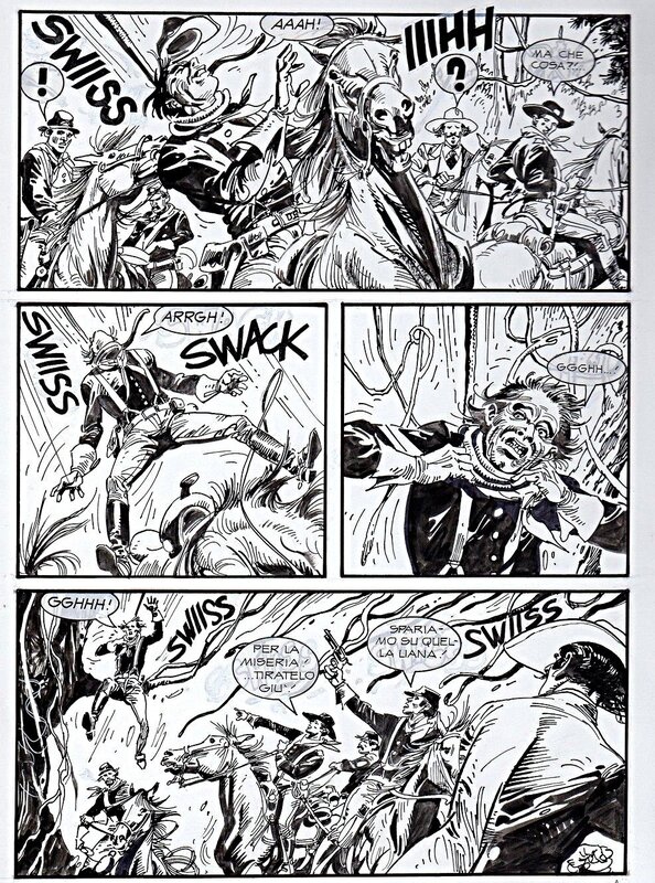 Alessandro Chiarolla, Palude mortale - Zagor speciale n°15, avril 2003 - Planche originale