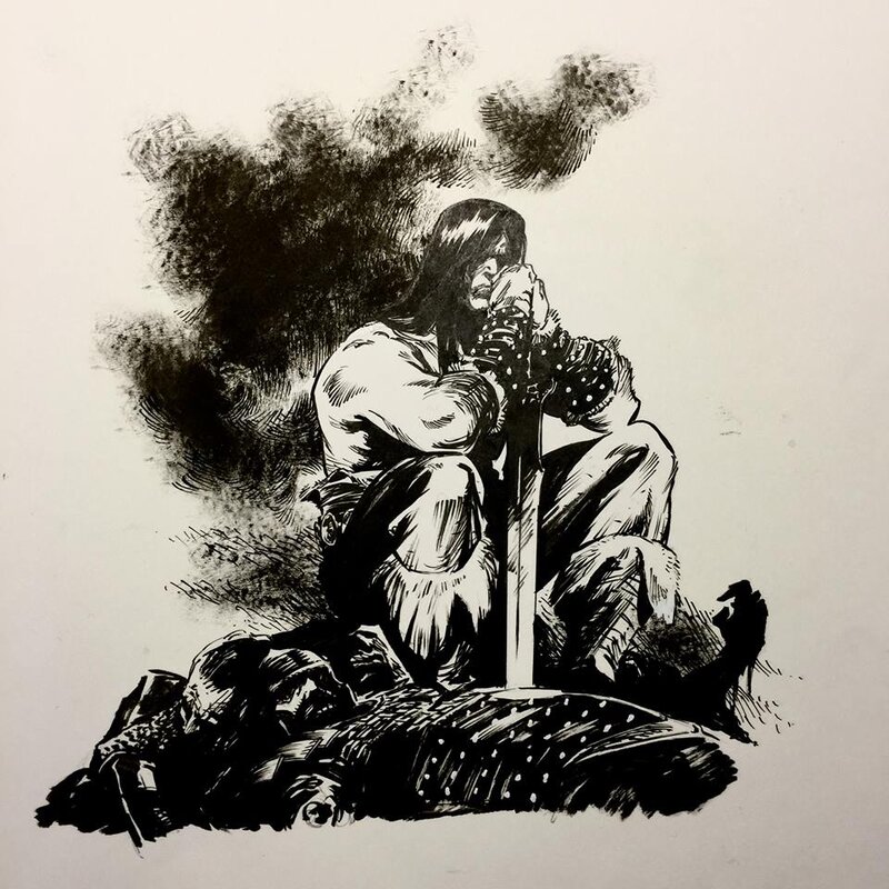 Conan par Robin Recht - Illustration originale