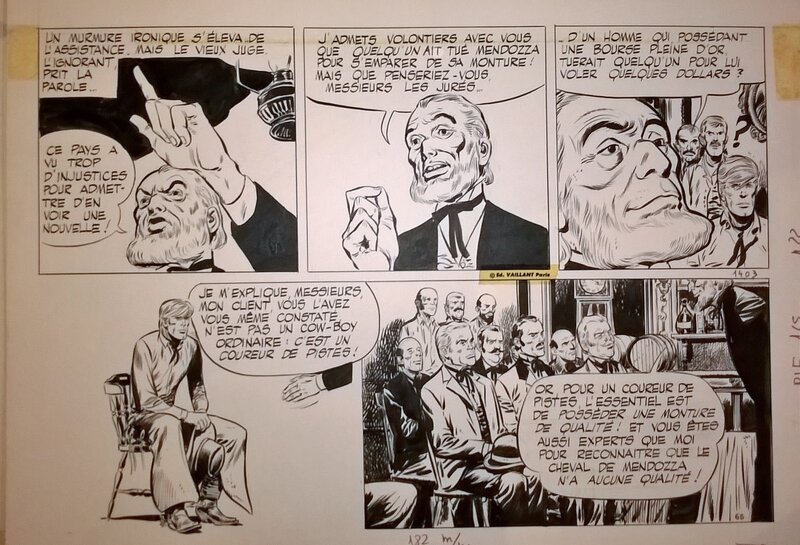 Teddy Ted par Gérald Forton, Roger Lécureux - Planche originale