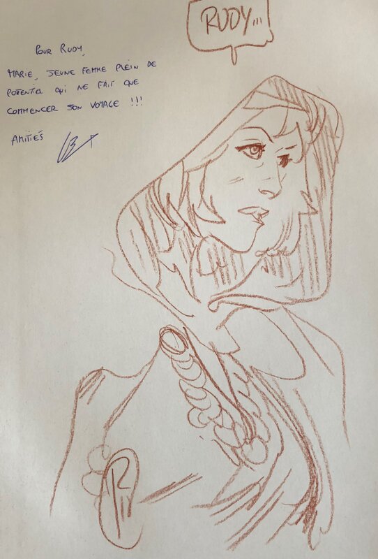 Toulhoat - Brugeas -  Dédicace Iras Dei 2 - Sketch