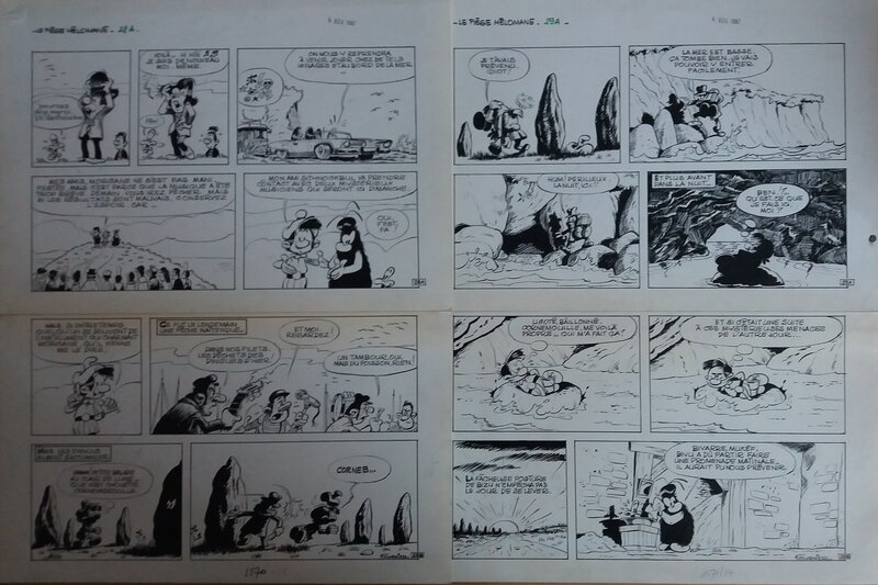Jean-Claude Fournier, Bizu - Le Piège Mélomane - Comic Strip