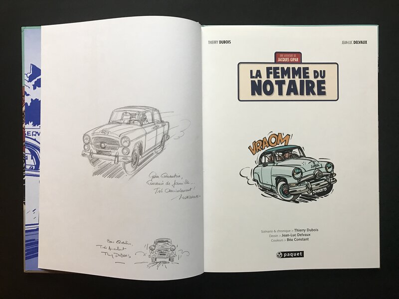 La femme du notaire by Jean-Luc Delvaux, Thierry Dubois - Sketch