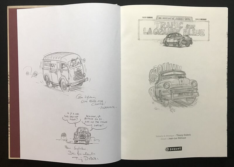 Jean-Luc Delvaux, Le traffic de la grande bleue - Sketch