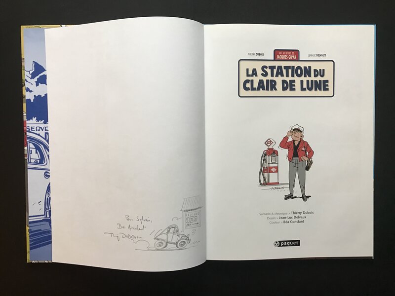 Thierry Dubois, La station du claire de lune - Dédicace