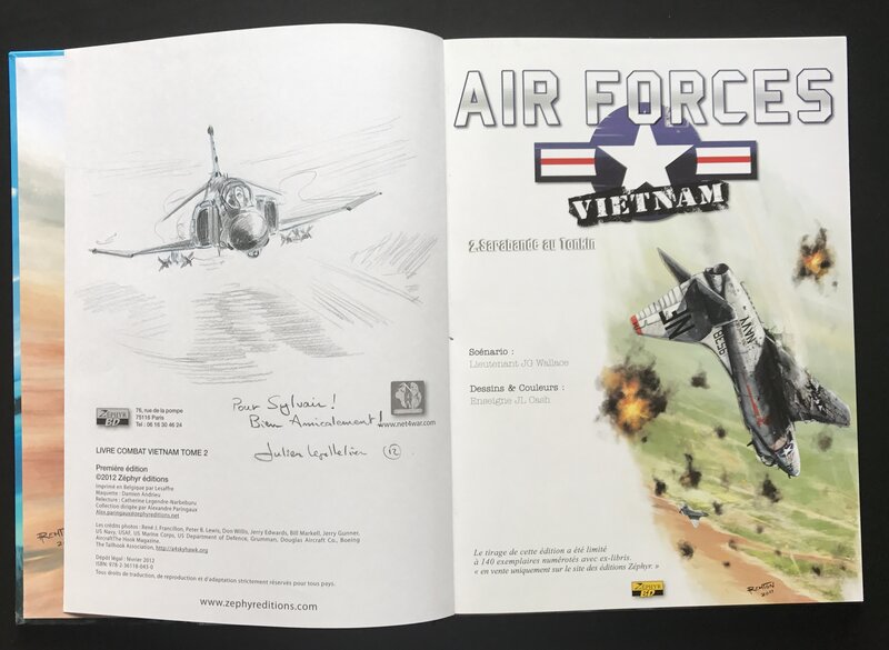 Air force par Julien Le gelletier - Dédicace